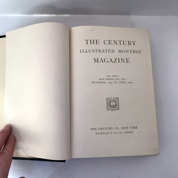 Antique 1904 Book “A Year Of The Century” Volume 1 The Century Co, New York - Picture 3 of 10